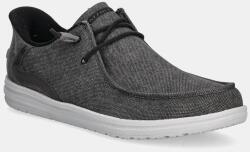 Skechers mokaszin MELSON - szürke Férfi 41