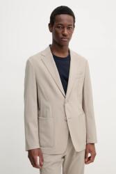 Barena Venezia gyapjú kabát Camicia Mola - bézs 52