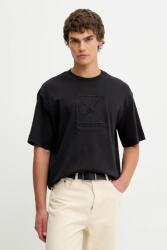 Calvin Klein pamut póló - fekete M - answear - 35 890 Ft