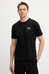 EA7 Emporio Armani t-shirt férfi pamut - fekete XXL - answear - 27 990 Ft