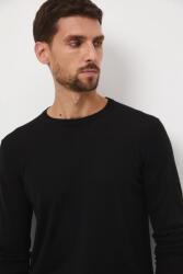 MEDICINE merinó gyapjú pulóver - fekete M - answear - 15 290 Ft