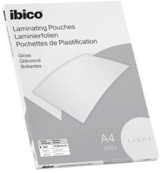 Ibico Meleglamináló fólia, 80 mikron, A4, fényes, IBICO "Light (E627308)