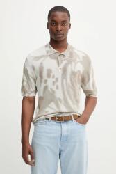 Desigual poló FLOWER - szürke S