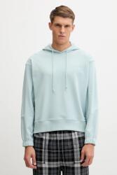 Calvin Klein kapucnis pulcsi otthoni viseletre - türkiz M - answear - 16 890 Ft
