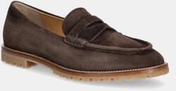 Bally velúr mokaszin - barna Férfi 40