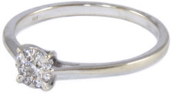 Ékszershop Fehérarany gyűrű gyémántokkal (1334015)