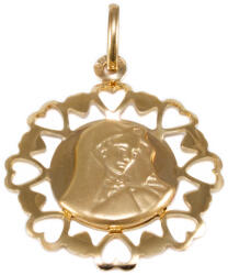 Ékszershop Máriás szív arany medál (1335157)