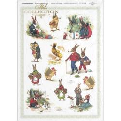  Decoupage rizspapír A/4 Húsvéti Nyuszik