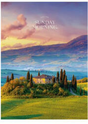 Shkolyaryk Publishing House Füzet, tűzött, A4, vonalas, 80 lap, SHKOLYARYK "Sunday Morning", vegyes (SB805237L) - tintasziget