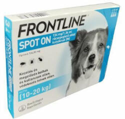 Frontline spot on câine M /10-20 kg/ 3x