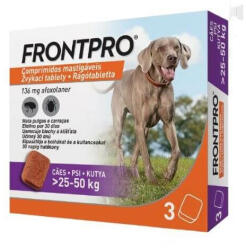 FRONTPRO Comprimat masticabil pentru câini L 25-50 kg 3x136 mg