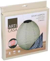 EDCO ArtiCasa Ovális napelemes fénynyomat mintás Party LED-es Lampion, 29 x 20 cm, kék színű, 1 db (871125224476)