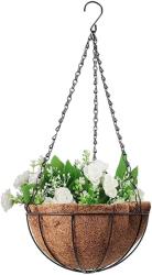 Edco Kinzo Függő Kókuszrost kaspó acél keretben, 31 cm (871125230500)