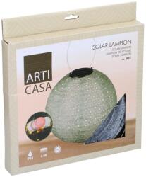 EDCO ArtiCasa napelemes fénynyomat mintás Party LED-es Lampion, 25 cm, kék színű, 1 db (871125224449)