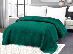  Cuvertura de pat din catifea verde ARROW VELVET Dimensiune: 200 x 220 cm