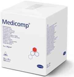  Medicomp Extra flísz sebfedő, 6rtg, nem steril, 10x10cm 100 db