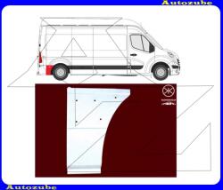 NISSAN NV400 2011.09-től Hátsó sárvédő hátsó rész jobb (kerék mögött) "L1/L2/L3/L4-tengelytáv" (külső javítólemez) KLOKKERHOLM 6089602