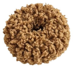 Hair Power plüss hajgumi, mogyoró - hajvarazs