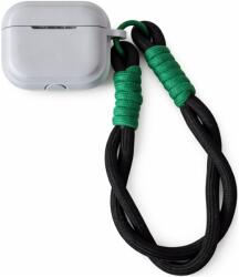 FixPremium Silicon Caz pentru AirPods Pro 2, Gri cu șnur negru