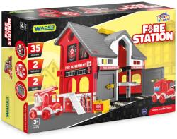 Wader Set de joacă Stație de Pompieri cu vehicule - Wader (25411)