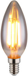 GLOBO 10588S füstszínű gyertya LED fényforrás, E14, 6W, 1800K, 380 lm (10588S)