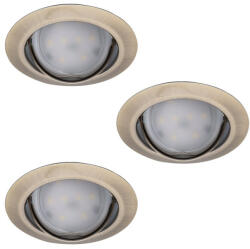 Kanlux 23846 TRIBIS II O AB lámpa szett, 3XGU10, energiaosztály. : F (23846)