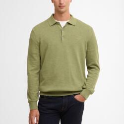 Barbour Pima Cotton Knitted Polo Shirt - Laurel Green - S