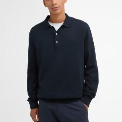 Barbour Pima Cotton Knitted Polo Shirt - Navy - S
