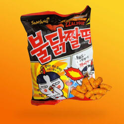 Samyang Buldak Zaldduk csípős csirke ízű snack 120g