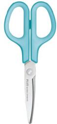 PLUS Corporation Olló, általános, balkezes, 17, 5 cm, PLUS Fitcut Curve , világoskék (35055) - fodicoaruhaz