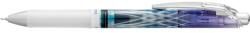 Pentel Zseléstoll, 0, 25 mm, nyomógombos, PENTEL EnerGel BLN75 Kiriko, Lattice , kék (BLN75ED4-C) - fodicoaruhaz