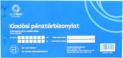 Bluering Kiadási pénztárbizonylat 25x2lapos B. 318-103/V Bluering® - papirx