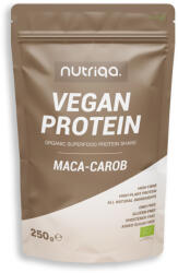 Nutriqa Nutriqa bio vegán maca-carob protein shake 250 g - delfinbuvar