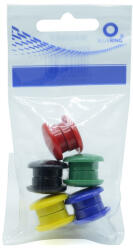 Bluering Mágnes 20mm, 10 db-os 5 féle vegyes színek Bluering® - papirx