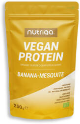 Nutriqa Nutriqa bio vegán banán-mesquite protein shake 250 g - delfinbuvar