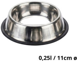  Fém csúszásgátlós etetőtál 11 cm átmérő (0, 25 l)