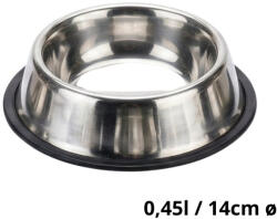  Fém csúszásgátlós etetőtál 14 cm átmérő (0, 45 l)