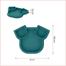 Babymoov Placă din silicon ISY'PLATE Dog (A005207) Set pentru masa bebelusi
