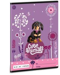 Ars Una 2. osztályos vonalas füzet A5 - Cuki állatok - Puppy (53593696)
