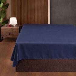 First Choice® Cearceaf pat dublu 240x260 cm, bumbac satinat premium, Albastru (Eclipse)