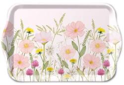 Ambiente Pastel flowers pink műanyag kistálca 13x21cm