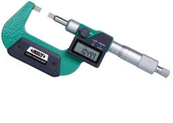 INSIZE Micrometru digital caneluri INSIZE 0-25mm, lama 3, 5x0, 4mm, rezolutie 0, 001mm, tip B (3532-25BA)