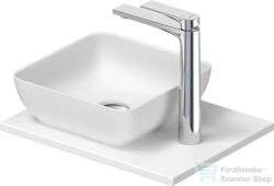 Duravit SIVIDA 30x30 cm-es mosdó+41 cm-es pult kombináció Sivida bútorhoz, matt szatén fehér 2680233200 (2680233200)