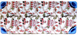  Kétrétegű Gumifüles Lepedő óvodai fektetőre - 58x130 cm / Cuki Tűzoltó Állat mintás
