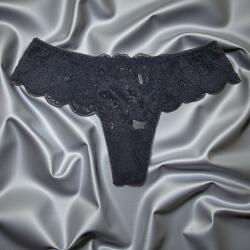 Lemila Női elegáns csipke tanga M, Fekete 112657