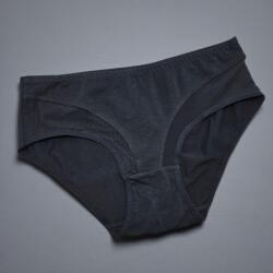 Lemila Széles oldalú tüllbetétes női bugyi Fekete, 2XL 112750