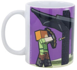Stor Minecraft kerámia reggeliző bögre 325ML ajándék dobozban (ev99133)