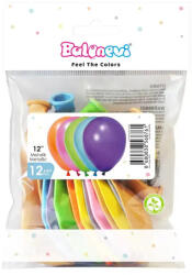 Balonevi lufi, 12" 30cm, 12db/cs, Metallic Assorted (LUFI535746)