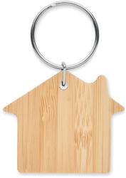 Midocean Ház alakú bambusz kulcstartó (697940)