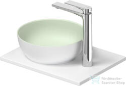 Duravit SIVIDA 30 cm-es mosdó+41 cm-es pult kombináció Sivida bútorhoz, matt halványzöld/matt szatén fehér 268022FG00 (268022FG00)